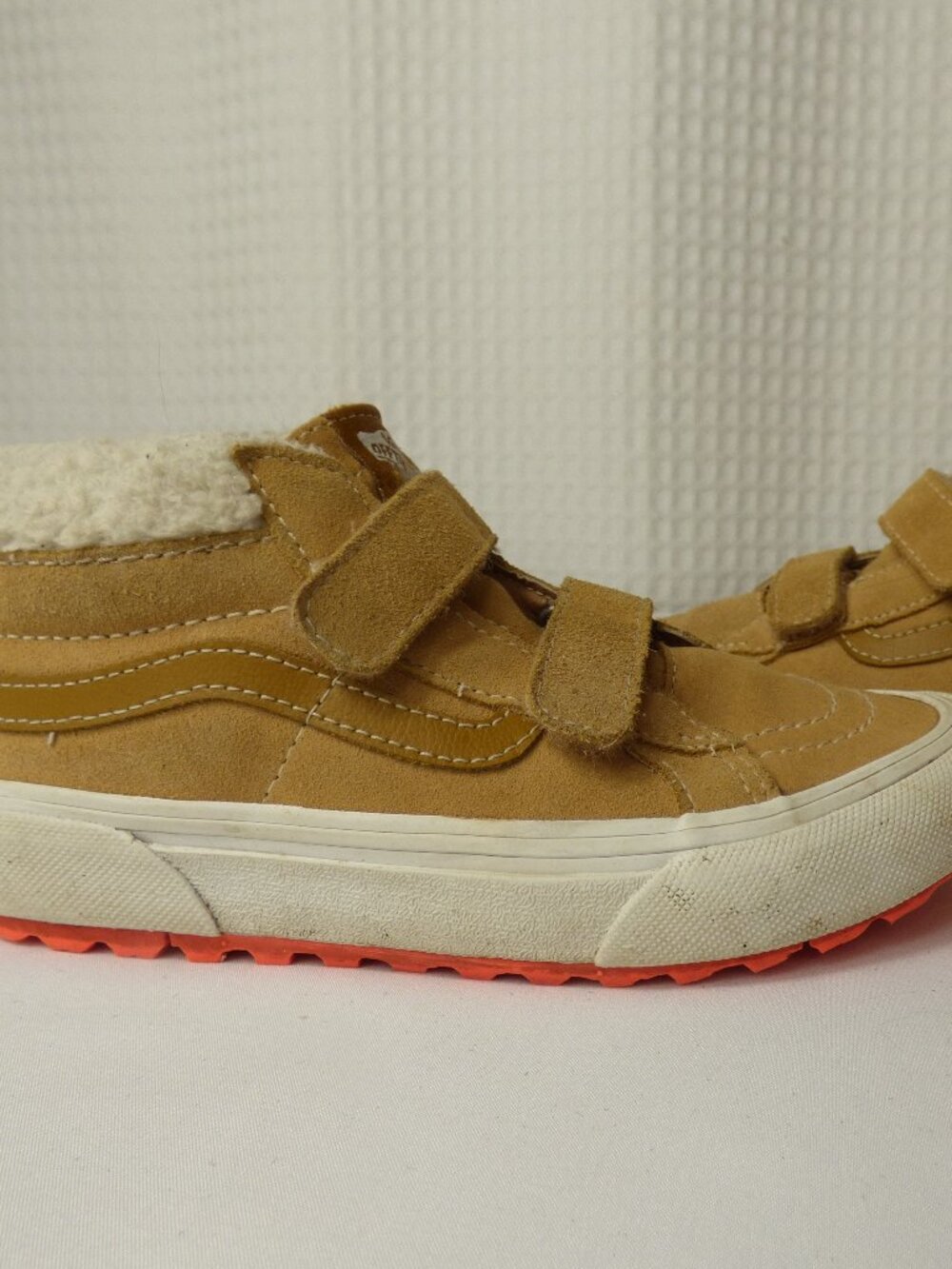 Vans Sk8-Hi MTE Kids Brown Suede Sherpa Lined High Top Sneakers, Size 1.5